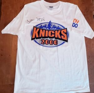Lattrell Spreewell autographed Knicks NBA shirt From LOCKER Room